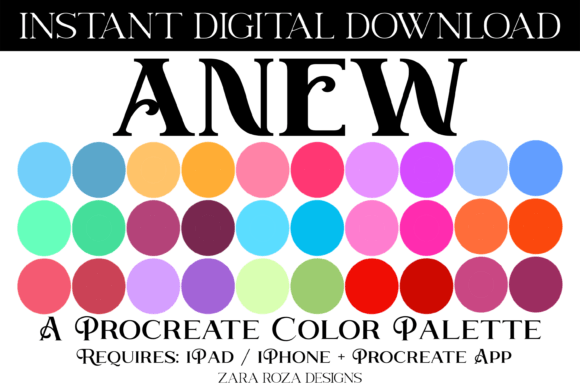 Anew Procreate Color Palette: A Practical Review for Digital Artists