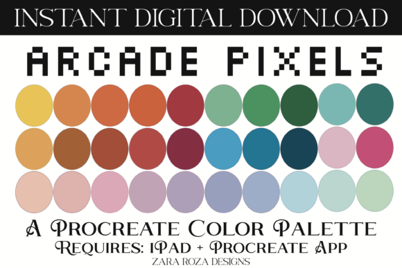 Arcade Pixels Procreate Color Palette: A Practical Evaluation for Digital Artists