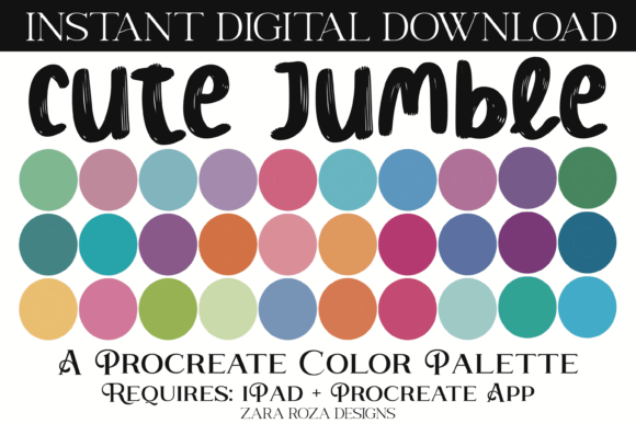 Cute Jumble Procreate Color Palette: A Comprehensive Guide for Digital Artists