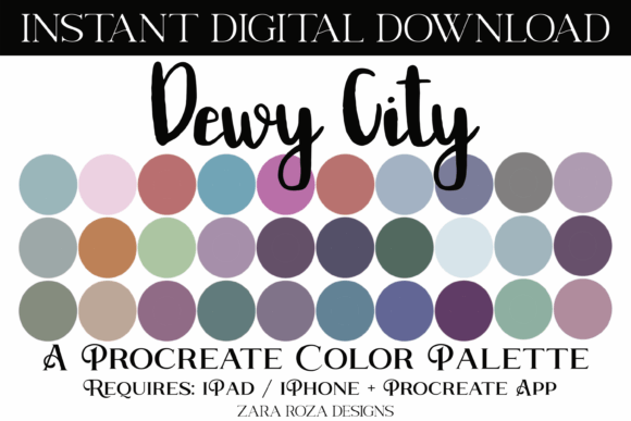 Dewy City Procreate Color Palette: A Practical Guide for Digital Artists
