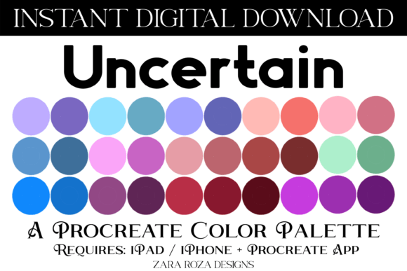 Evaluating the Uncertain Procreate Color Palette for Digital Art and Planning