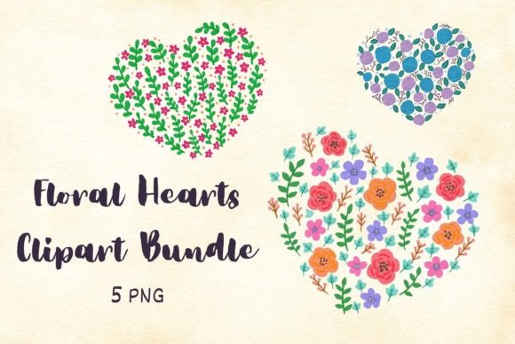 Floral Hearts Bundle: A Strategic Asset for Digital Design
