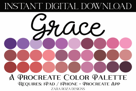 Grace Procreate Color Palette: A Workflow Guide for Digital Artists