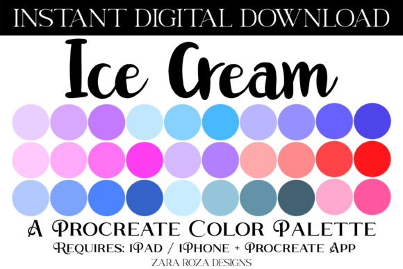 Ice Cream Procreate Color Palette: Elevating Your Digital Art Workflow