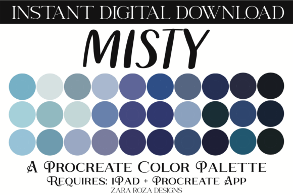 Mastering Atmosphere: The Impact of the Misty Procreate Color Palette on Modern Digital Illustration