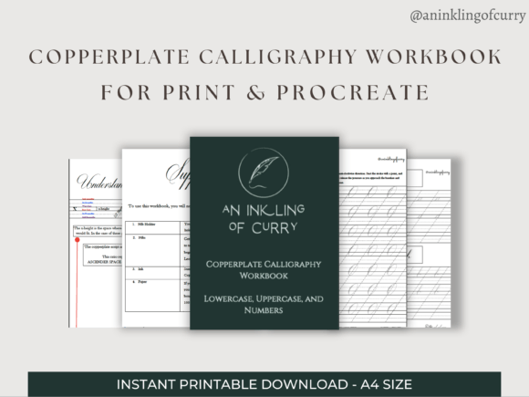 Mastering Copperplate Calligraphy Worksheets