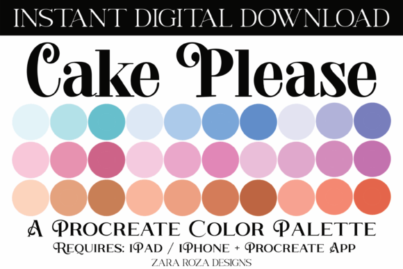 Mastering the Rustic Aesthetic with the Cake Please Procreate Color Palette