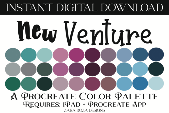 New Venture Procreate Color Palette: A Workflow Guide for Digital Creators