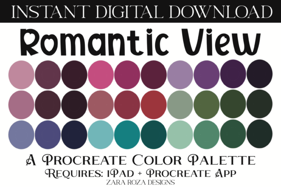 Romantic View Procreate Color Palette