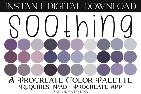 Soothing Procreate Color Palette Guide