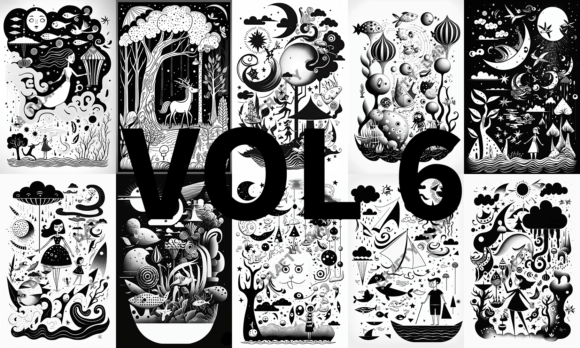 Surrealistic Dreams Coloring Pages VOL 6