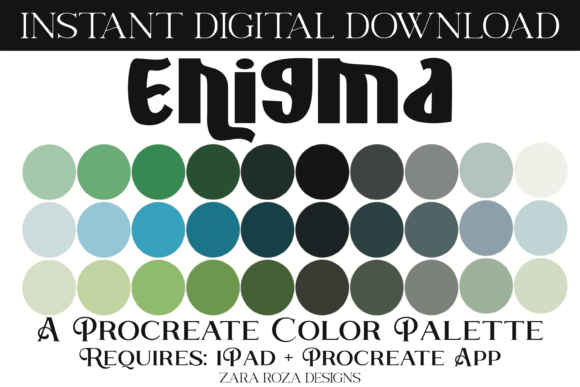 Unlocking Creative Potential with the Enigma Procreate Color Palette