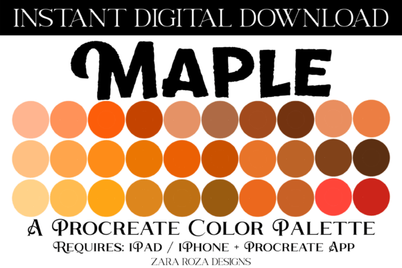 Unlocking Creative Potential with the Maple Procreate Color Palette