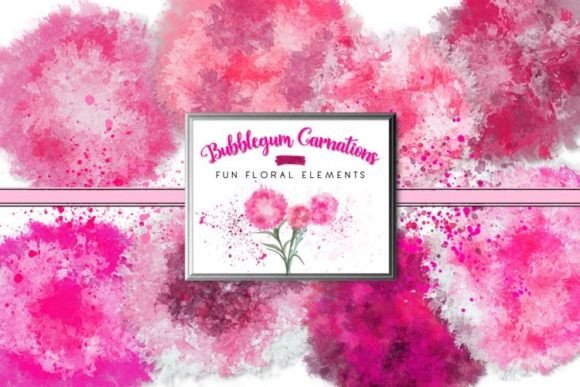 Unlocking Creativity with Bubblegum Carnations Clipart Elements